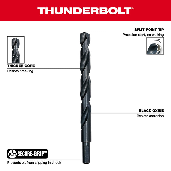 Milwaukee Thunderbolt® Black Oxide Drill Bit Set