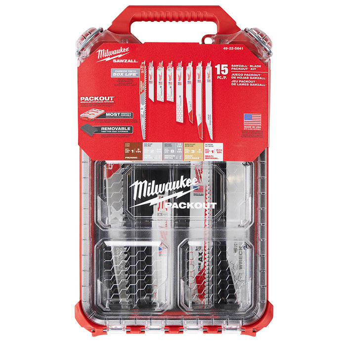 Milwaukee 15 pc. SAWZALL® Blade PackOut™ Kit