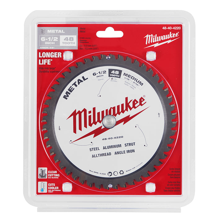 Milwaukee 48T Metal Cutting Circular Saw Blade