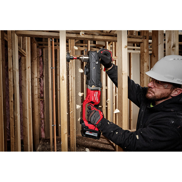 Milwaukee M18 FUEL Cordless Super Hawg 1/2" Right Angle Drill Kit