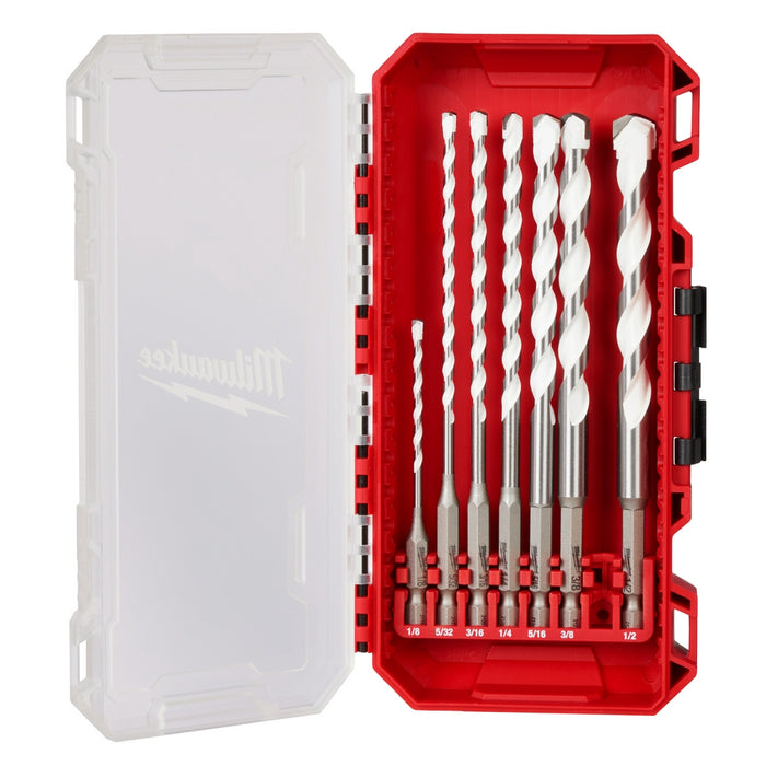 Milwaukee 7PC SHOCKWAVE Impact Duty Carbide Multi-Material Drill Bit Kit