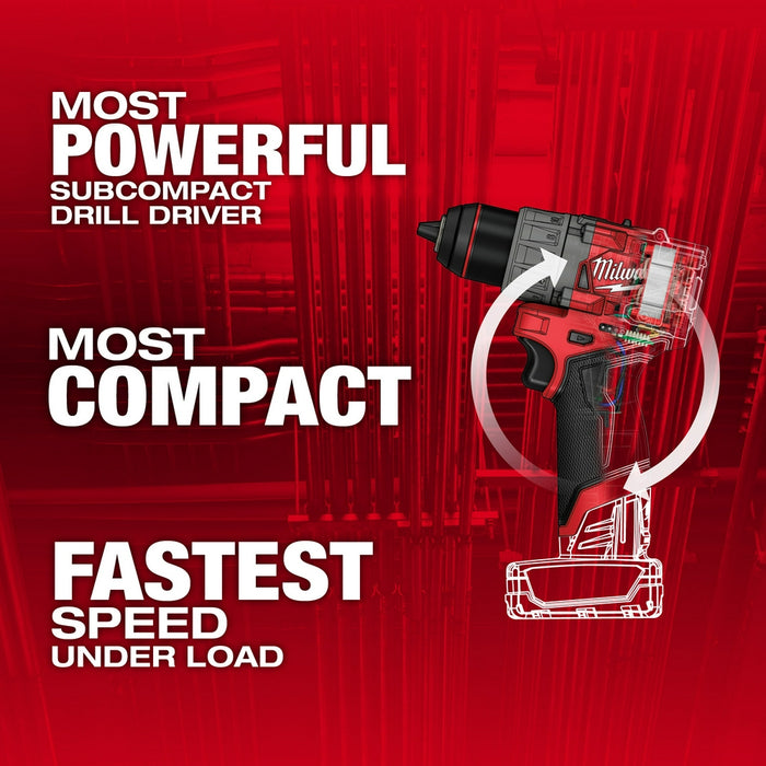 Milwaukee M12 FUEL™ 1/2" Drill/Driver - Tool Only