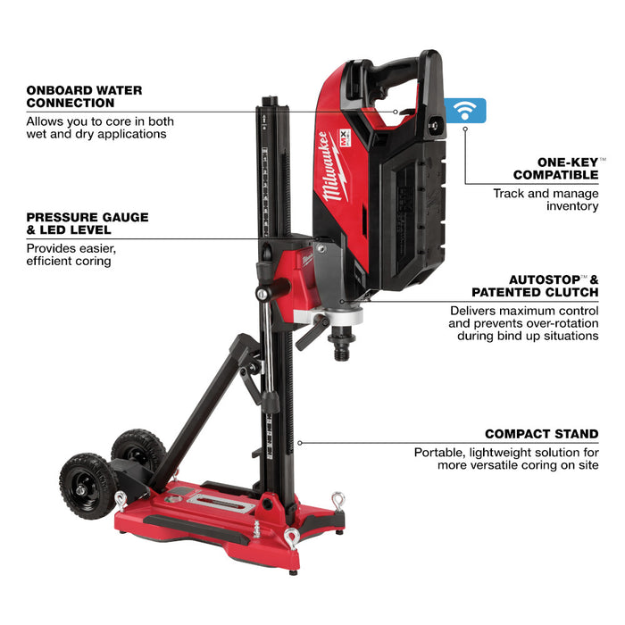 Milwaukee MX FUEL™ Handheld Core Drill Kit w/ Stand