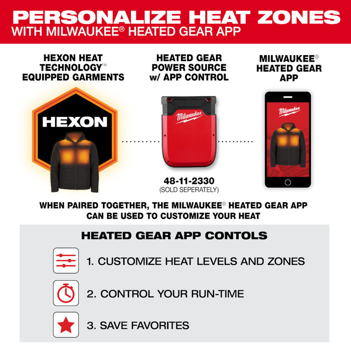 Milwaukee M12 NEXT GEN AXIS Heated Jacket Kit