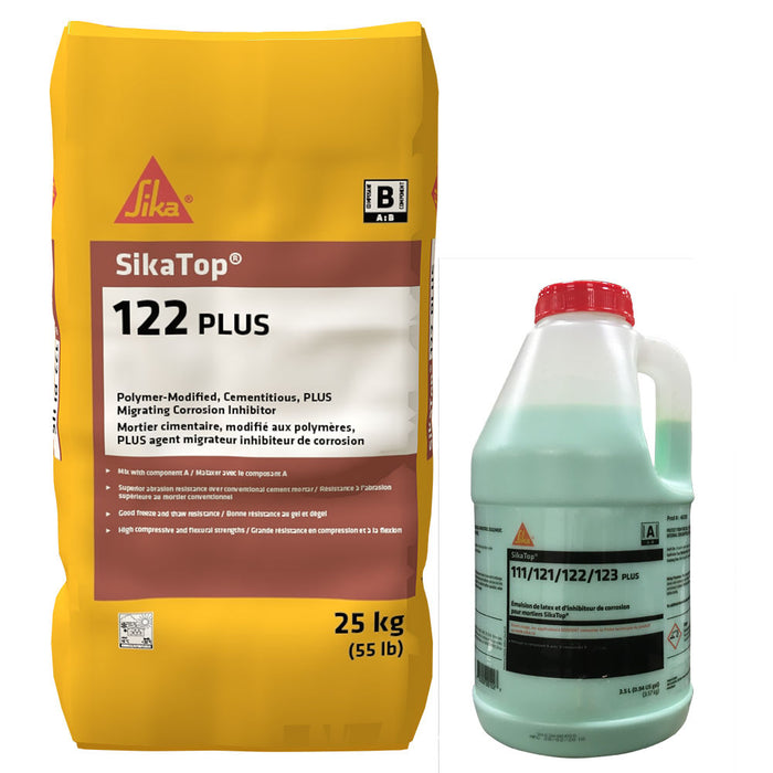 SikaTop®-122 Plus 2-Component Cementitious Patching Mortar Kit