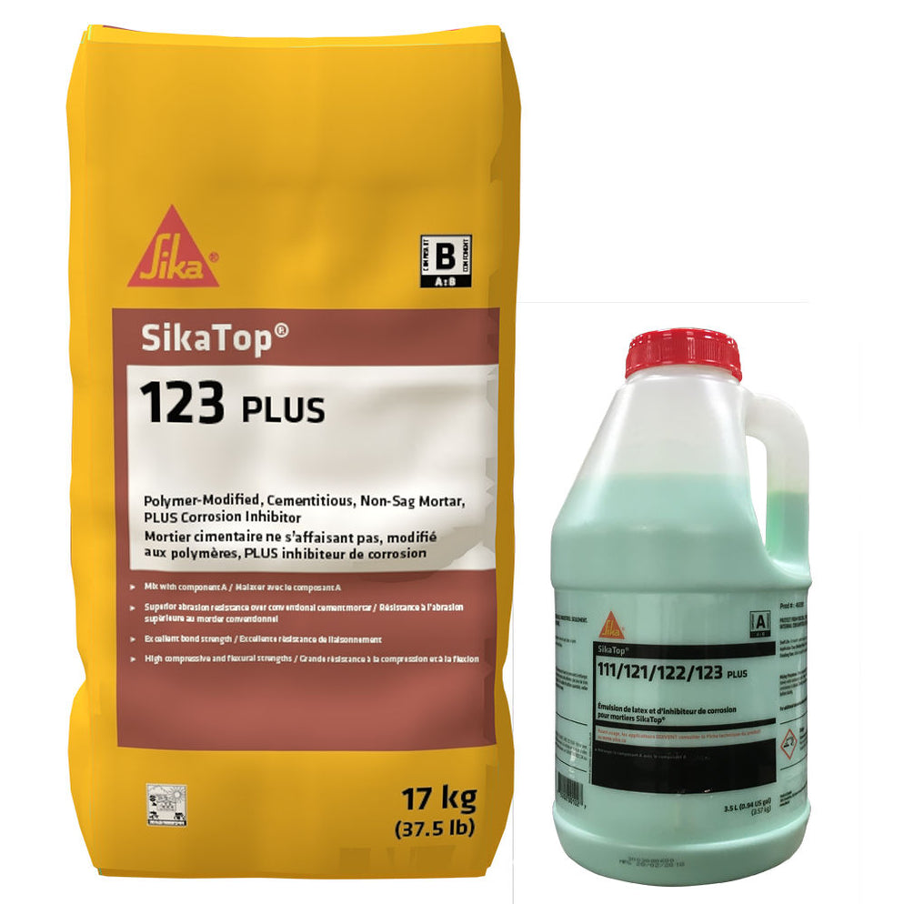 Sika Model SikaTop®-123 Plus 2-Component Non-Sag Mortar Kit — Interline Wholesale ...