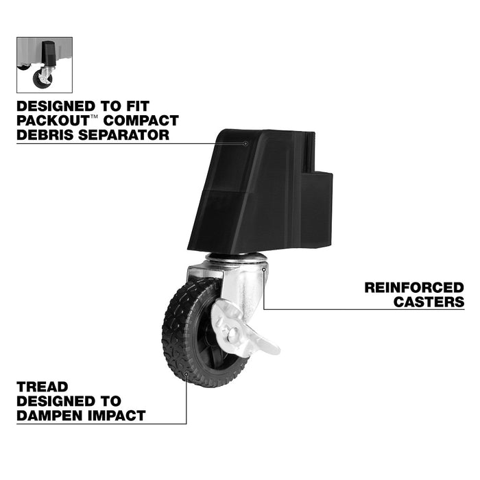 Milwaukee Caster Kit For Debris Separator