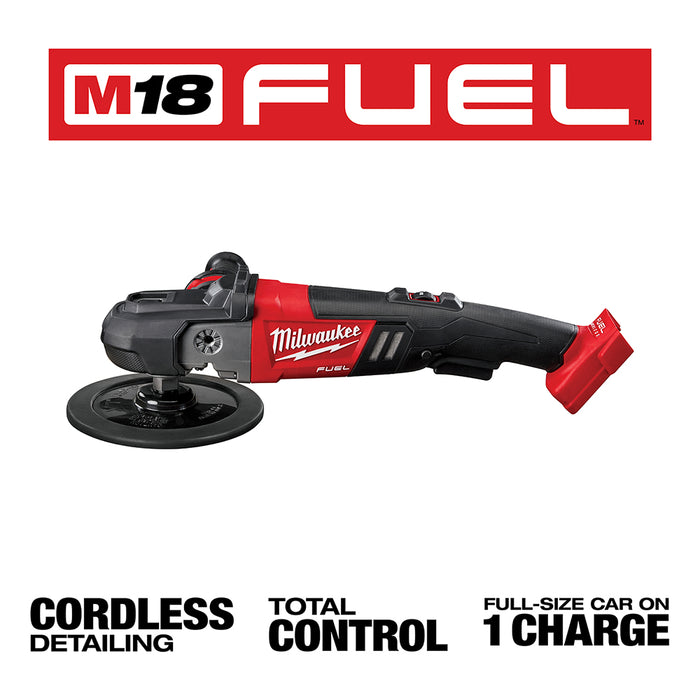 Milwaukee M18 FUEL Cordless 7" Variable Speed Polisher - Tool Only