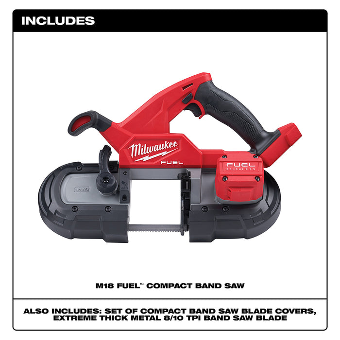 Milwaukee M18 FUEL Cordless Compact Band Saw  - Tool Only