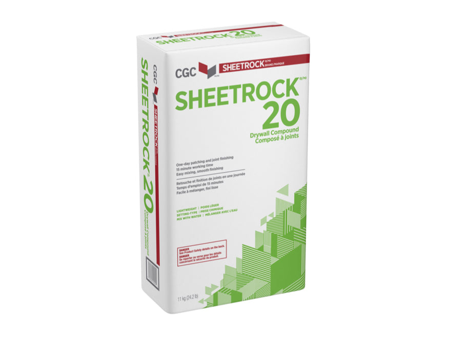 CGC Sheetrock® Brand 20 Setting-Type Drywall Compound - 11kg