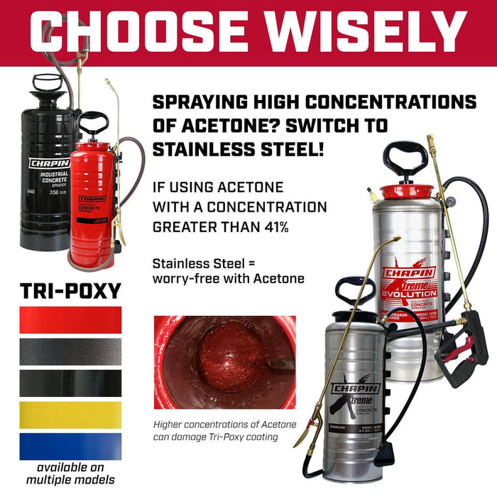 Chapin 3.5-gallon Xtreme Tri-Poxy Industrial Concrete Open Head Tank Sprayer