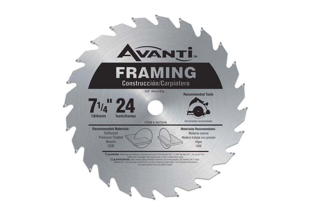 Freud Avanti 7-1/4" x 24T Saw Blade