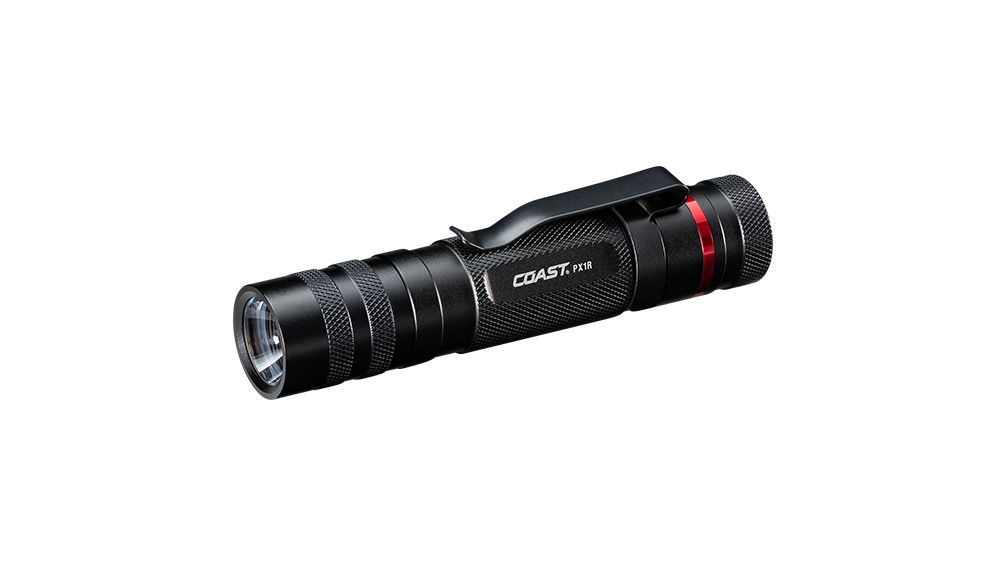 Coast PX1R Rechargeable Pure Beam Focusing LED Flashlight