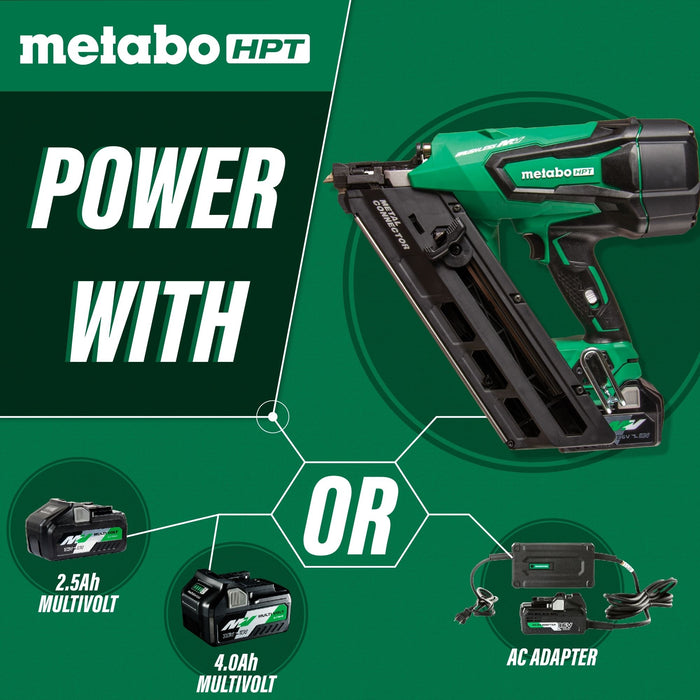 Metabo 36V 2-1/2" Cordless Metal Connector Nailer Kit