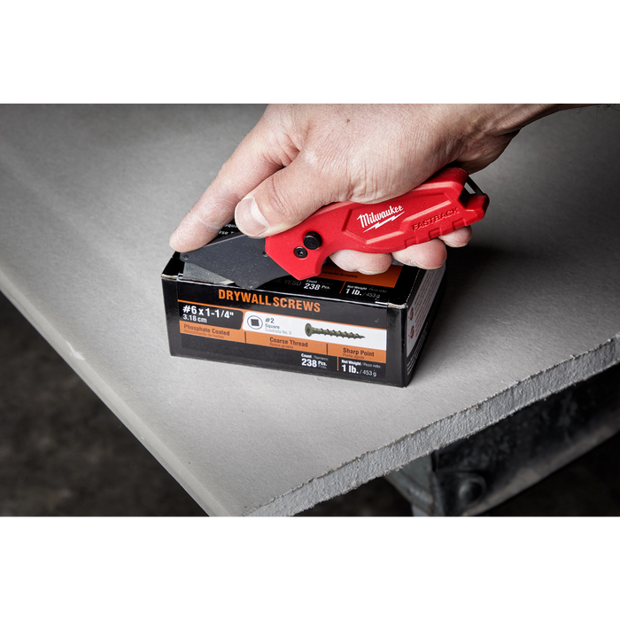 Milwaukee 3PK FASTBACK Compact Folding Utility Knife