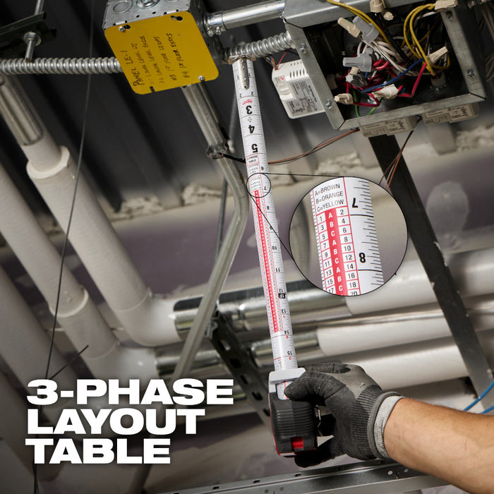 Milwaukee 25ft Electrician's Magnetic Tape Measure
