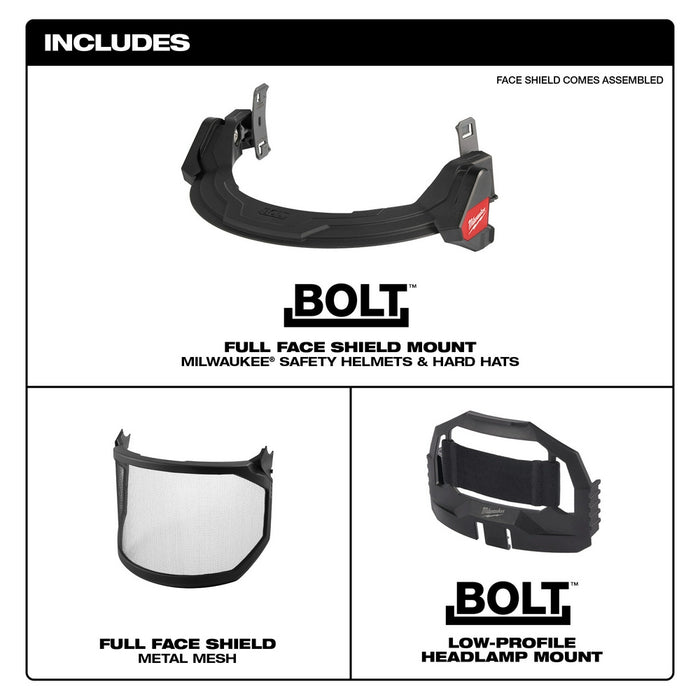 Milwaukee BOLT™ Metal Mesh Full Face Shield