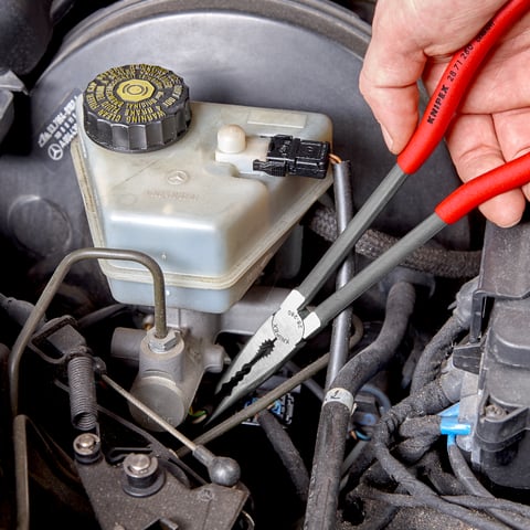 Knipex Extra Long Straight Jaw Needle Nose Pliers