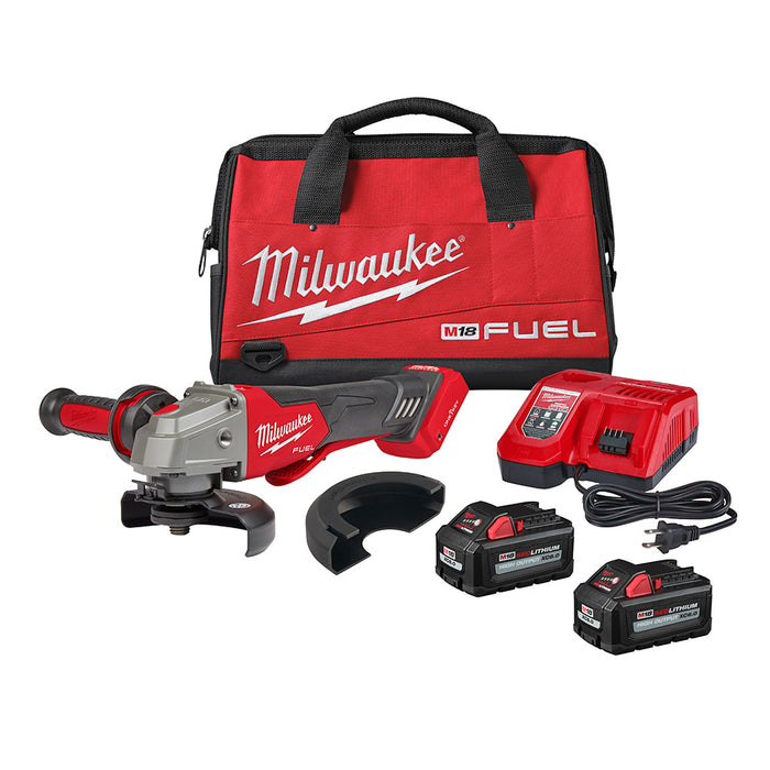 Milwaukee M18 FUEL  5" Braking Grinder w/ ONE-KEY Paddle Switch, No Lock