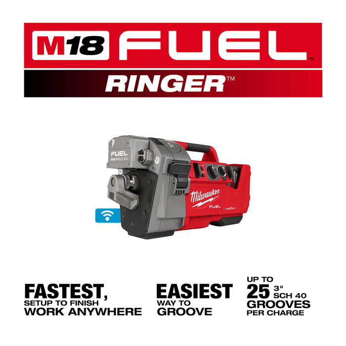 Milwaukee M18 FUEL RINGER™ Roll Groover For 2" - 6" Sch 10/40