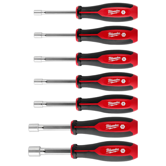 Milwaukee 7 pc. HollowCore™ Magnetic Nut Driver Set - Metric