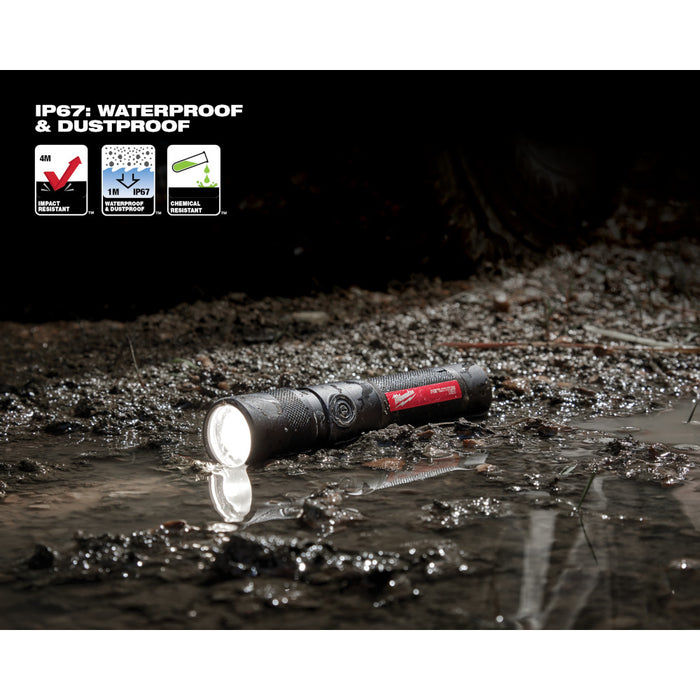 Milwaukee REDLITHIUM USB 1100L Twist Focus Flashlight