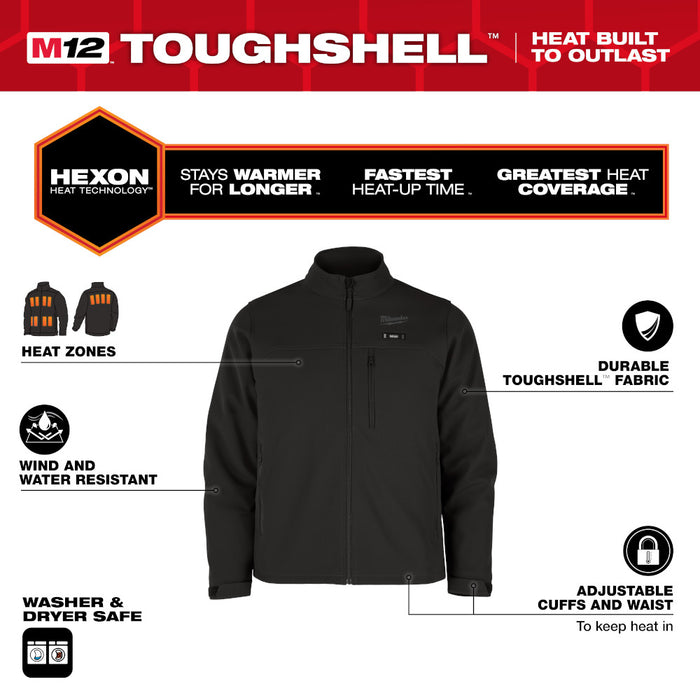 Milwaukee M12 TOUGHSHELL NEXT GEN Heated Jacket Kit