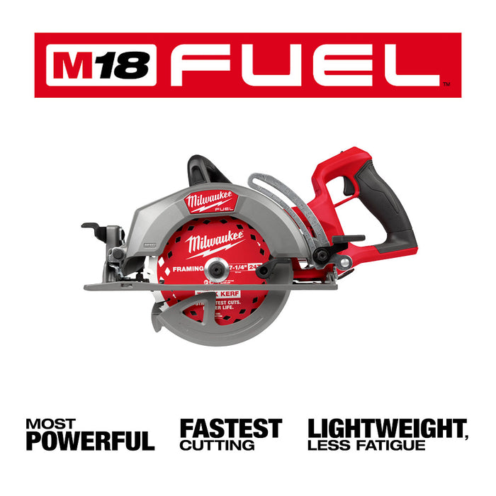 Milwaukee M18 FUEL 7-1/4" Rear Handle Circular Saw - Tool Only