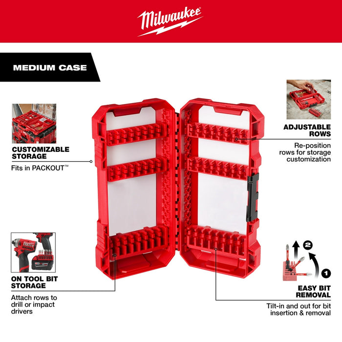 Milwaukee SHOCKWAVE 75-Piece Impact Duty Drill, Drive & Fasten Set