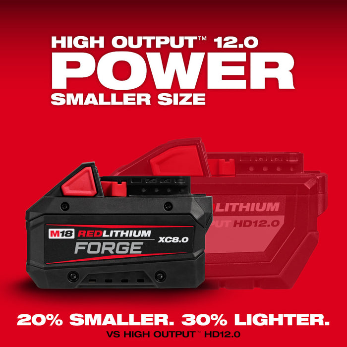 Milwaukee M18™ REDLITHIUM™ FORGE™ XC8.0 Battery Pack