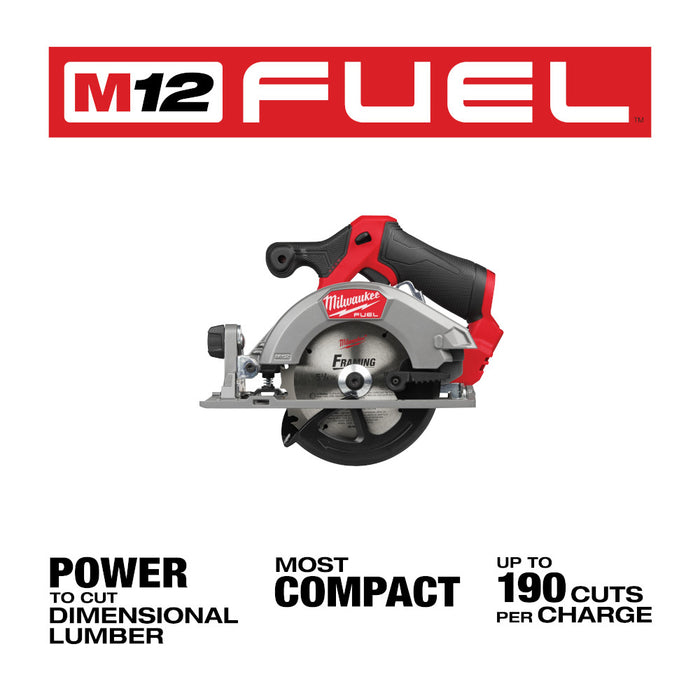 Milwaukee M12 FUEL™ 5-3/8" Circular Saw - Tool Only