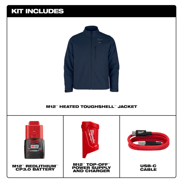 Milwaukee M12 TOUGHSHELL NEXT GEN Heated Jacket Kit