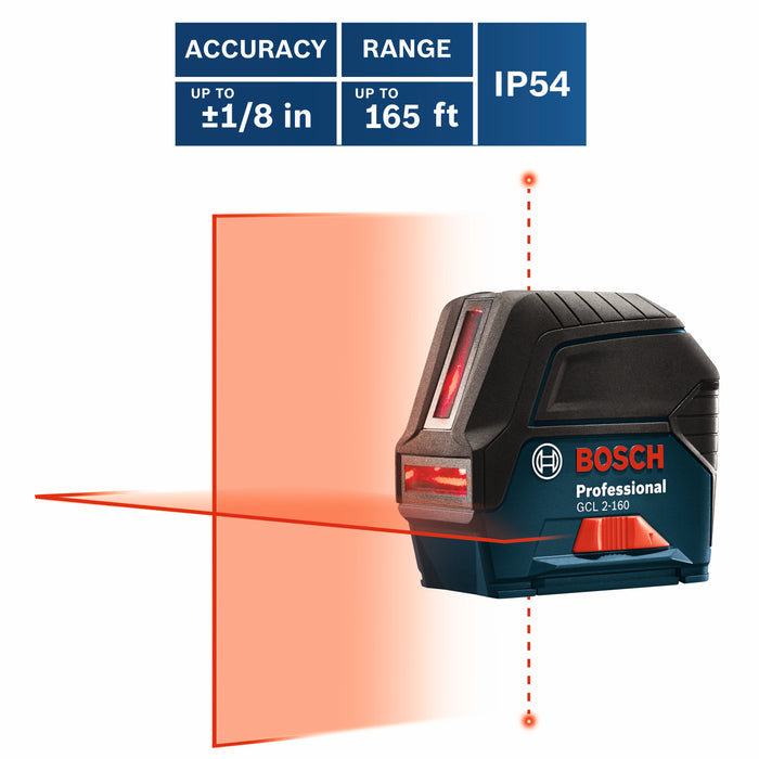 Bosch Self-Leveling Cross-Line Laser w/ Plumb Points