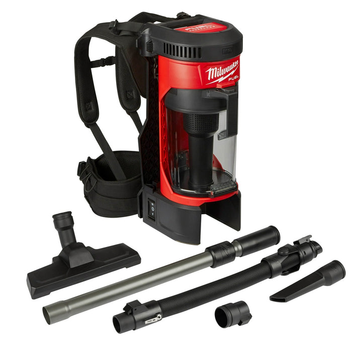 Milwaukee M18 FUEL Cordless 3-in-1 Backpack Vacuum - Tool Only