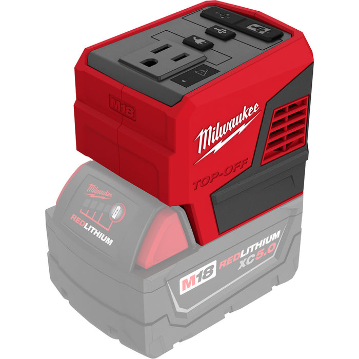 Milwaukee M18 Cordless TOP-OFF 175W Power Supply  - Tool Only