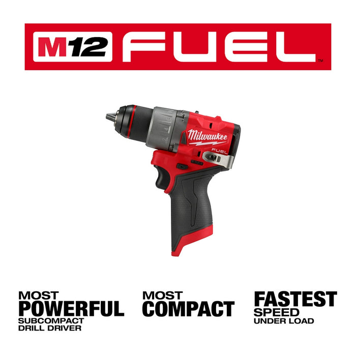 Milwaukee M12 FUEL™ 1/2" Drill/Driver - Tool Only