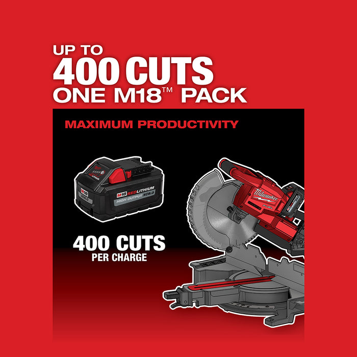 Milwaukee M18 FUEL Cordless Dual Bevel Sliding Compound Miter Saw  - Tool Only