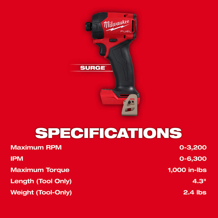 Milwaukee M18 FUEL SURGE 1/4" Hex Hydraulic Driver