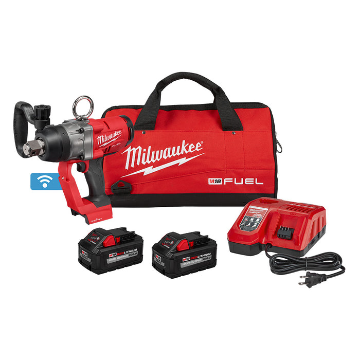 Milwaukee M18 FUEL Cordless 1" High Torque Impact Wrench with ONE-KEY Kit