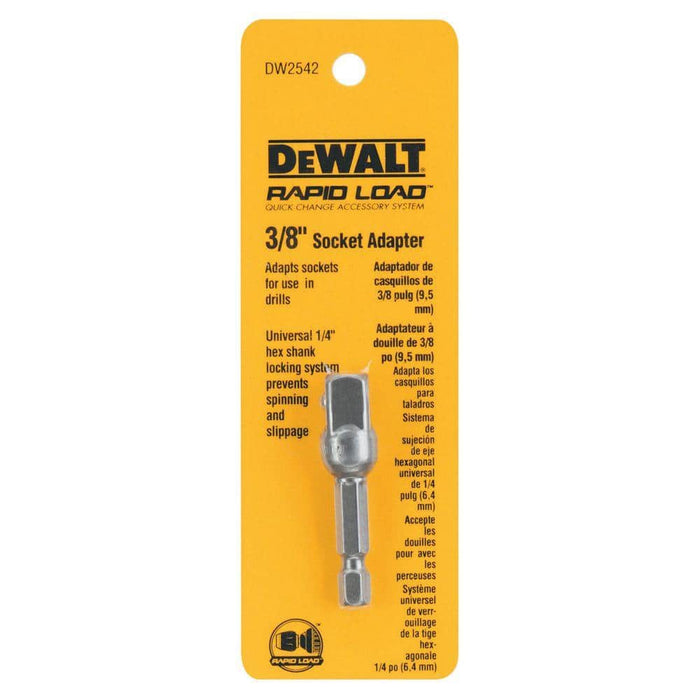 DeWalt 1/4" To 3/8" Hex Socket Adapter