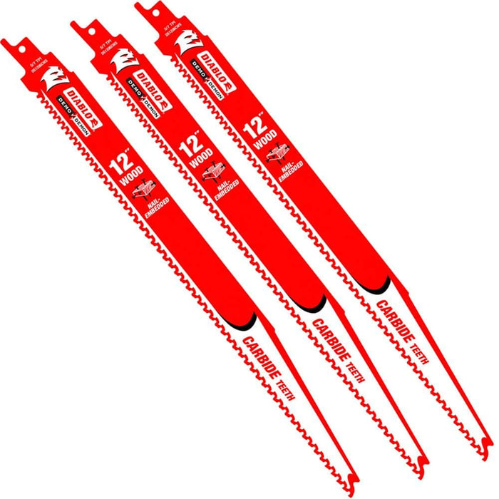 Diablo 5/7 TPI Demo Demon™ Carbide Tooth Reciprocating Saw Blade