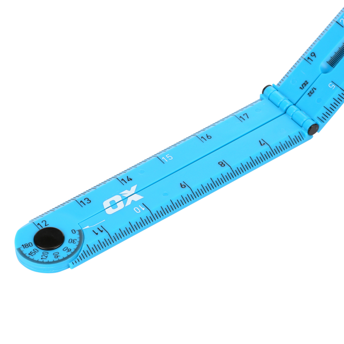 OX Pro 24" Imperial Tuff Rule Cyan
