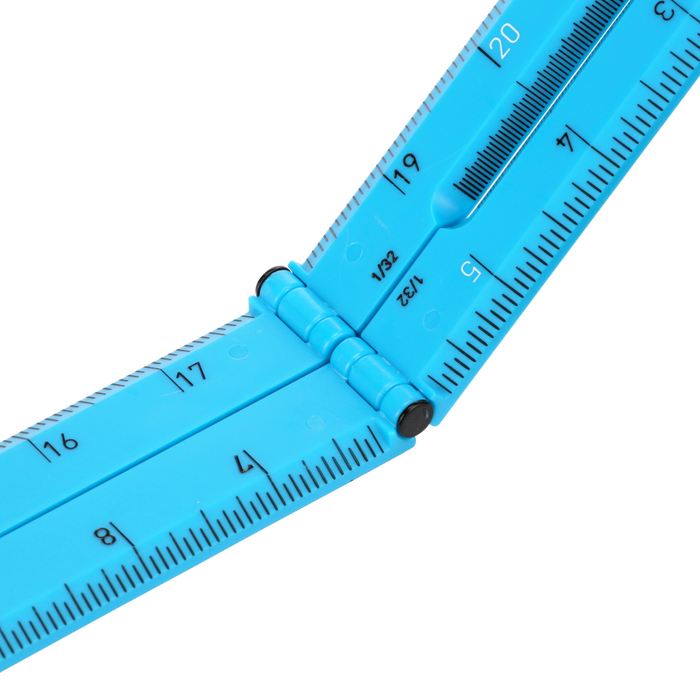 OX Pro 24" Imperial Tuff Rule Cyan