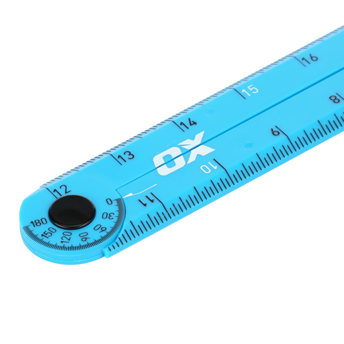 OX Pro 24" Imperial Tuff Rule Cyan