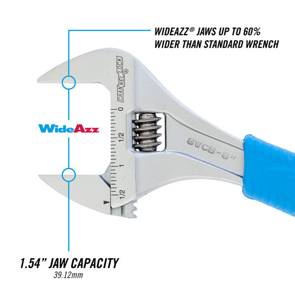 Channellock CODE BLUE® WIDEAZZ® Adjustable Wrench