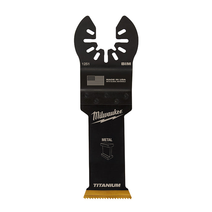 Milwaukee OPEN-LOK Titanium Enhanced Bi-Metal Metal Multi-Tool Blades