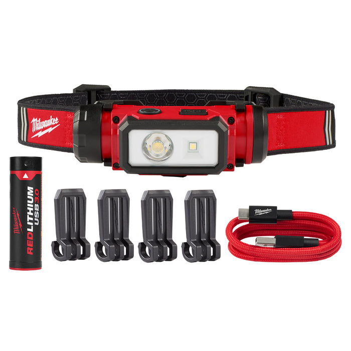 Milwaukee REDLITHIUM™ USB Hard Hat Headlamp