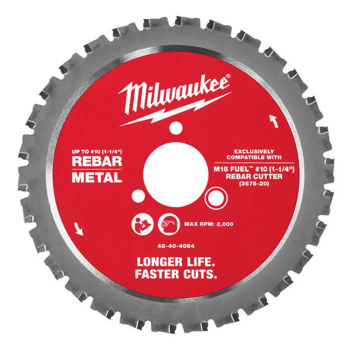 Milwaukee 1-1/4" Rebar Cutting Blade