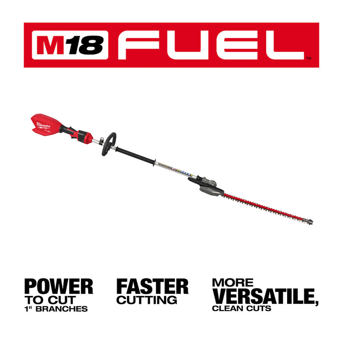 Milwaukee M18 FUEL Pole Articulating Hedge Trimmer - Tool Only