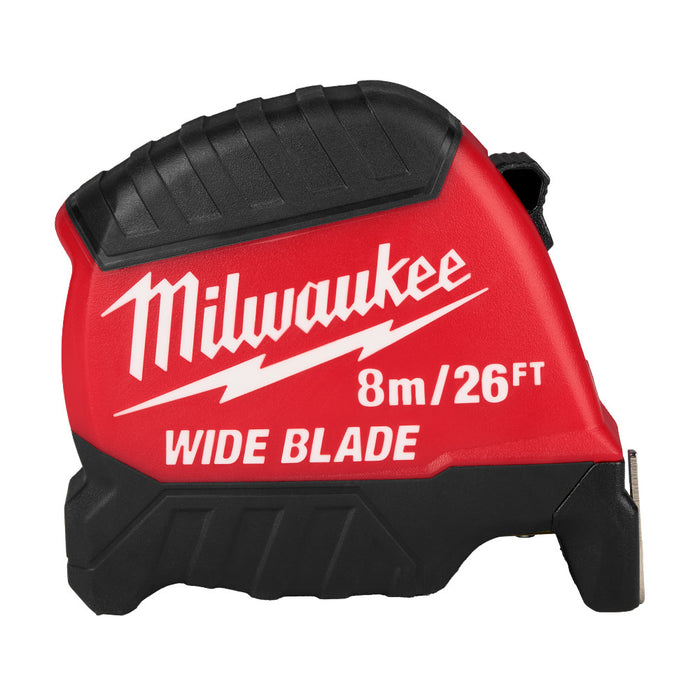 Milwaukee 8m/26ft Wide Blade Tape Measure